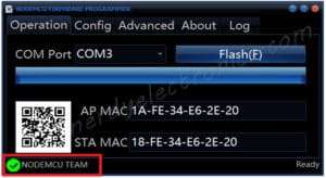 nodeMCU firmware - flash complete