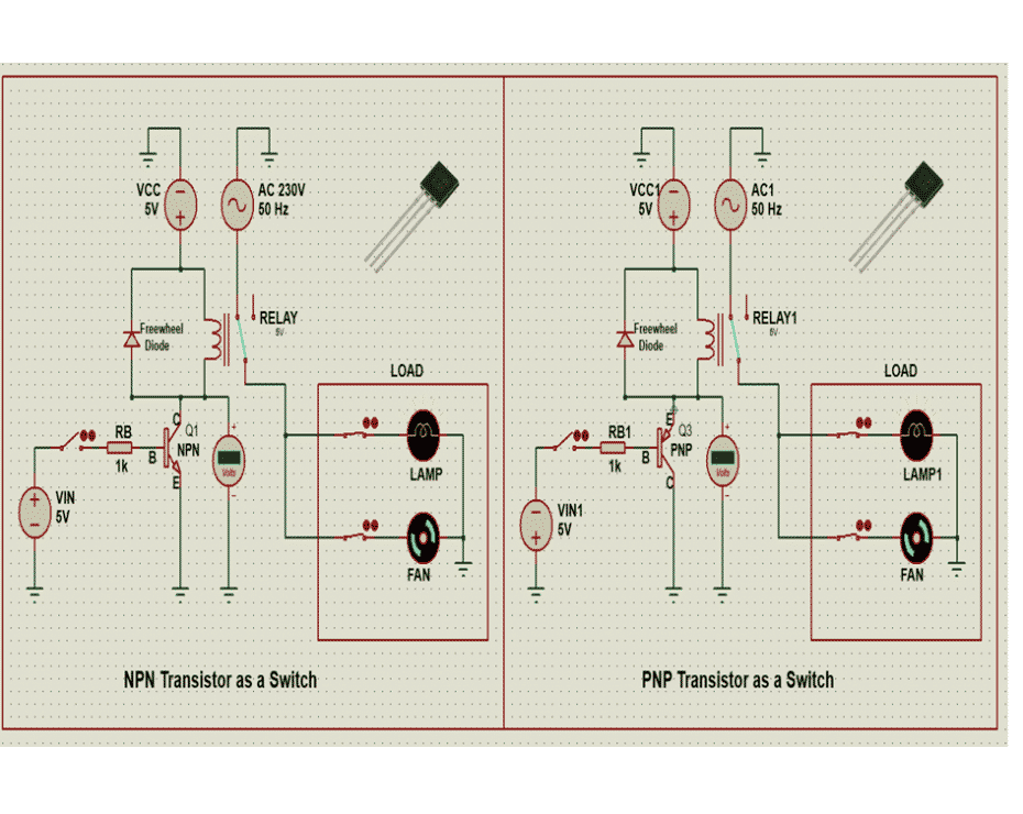 transistor as a switch