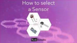 selection criteria for sensors