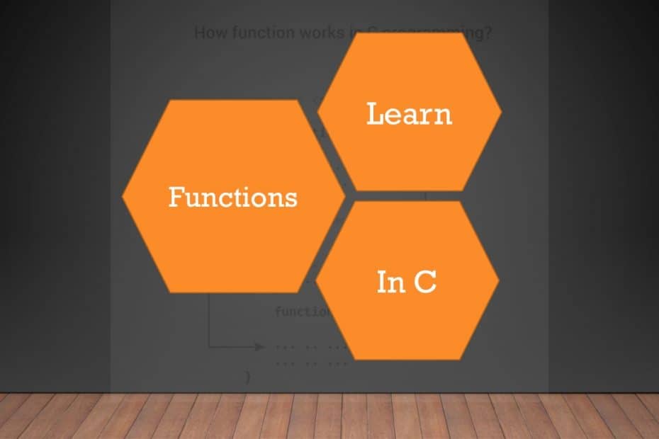learn functions in c