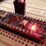 Serial programming of microcontrollers