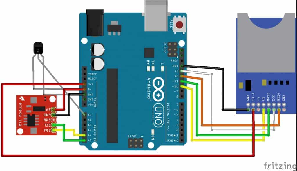 Temperature Logger With Arduino Nerdyelectronics 1099