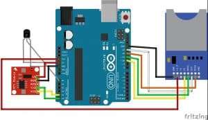 Temperature Logger with Arduino circuit